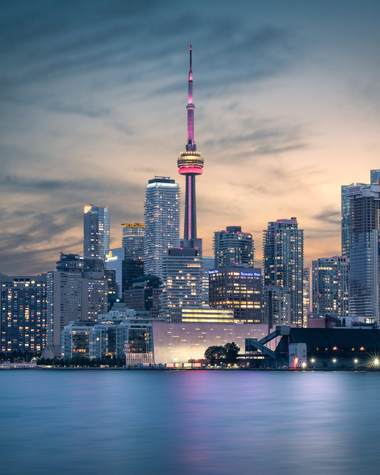 Wall Art - Toronto's Skyline at Sunset