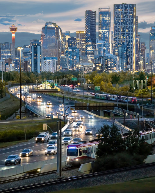 Wall Art - Traffic in Calgary