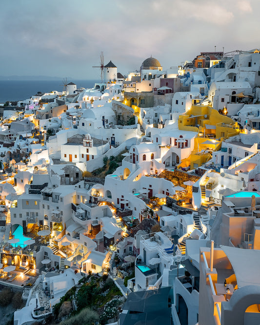 Wall Art - Santorini at Sunrise