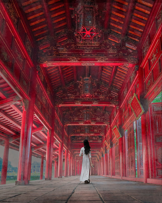 Wall Art - Imperial Palace in Hue, Vietnam