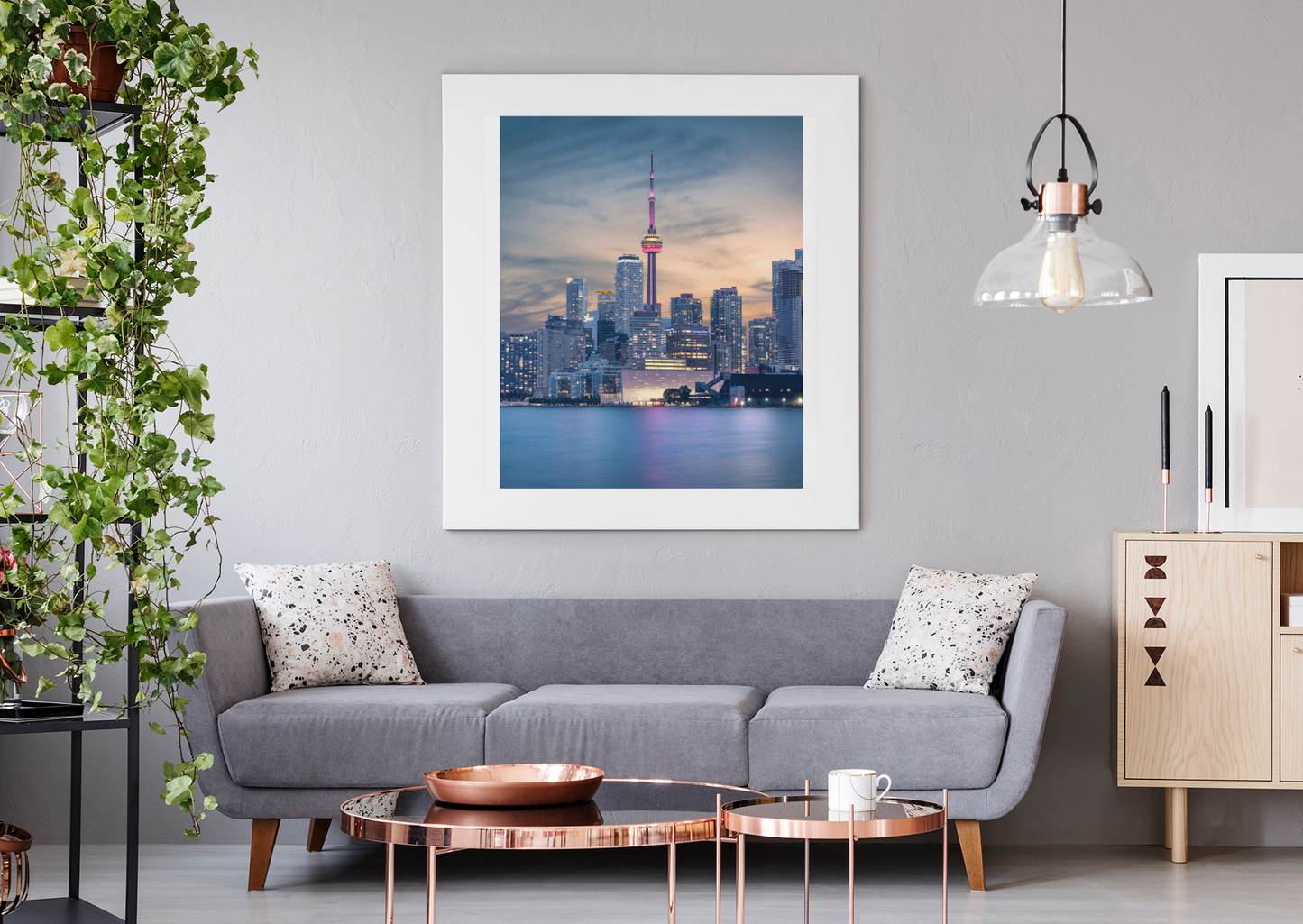 Wall Art - Toronto's Skyline at Sunset