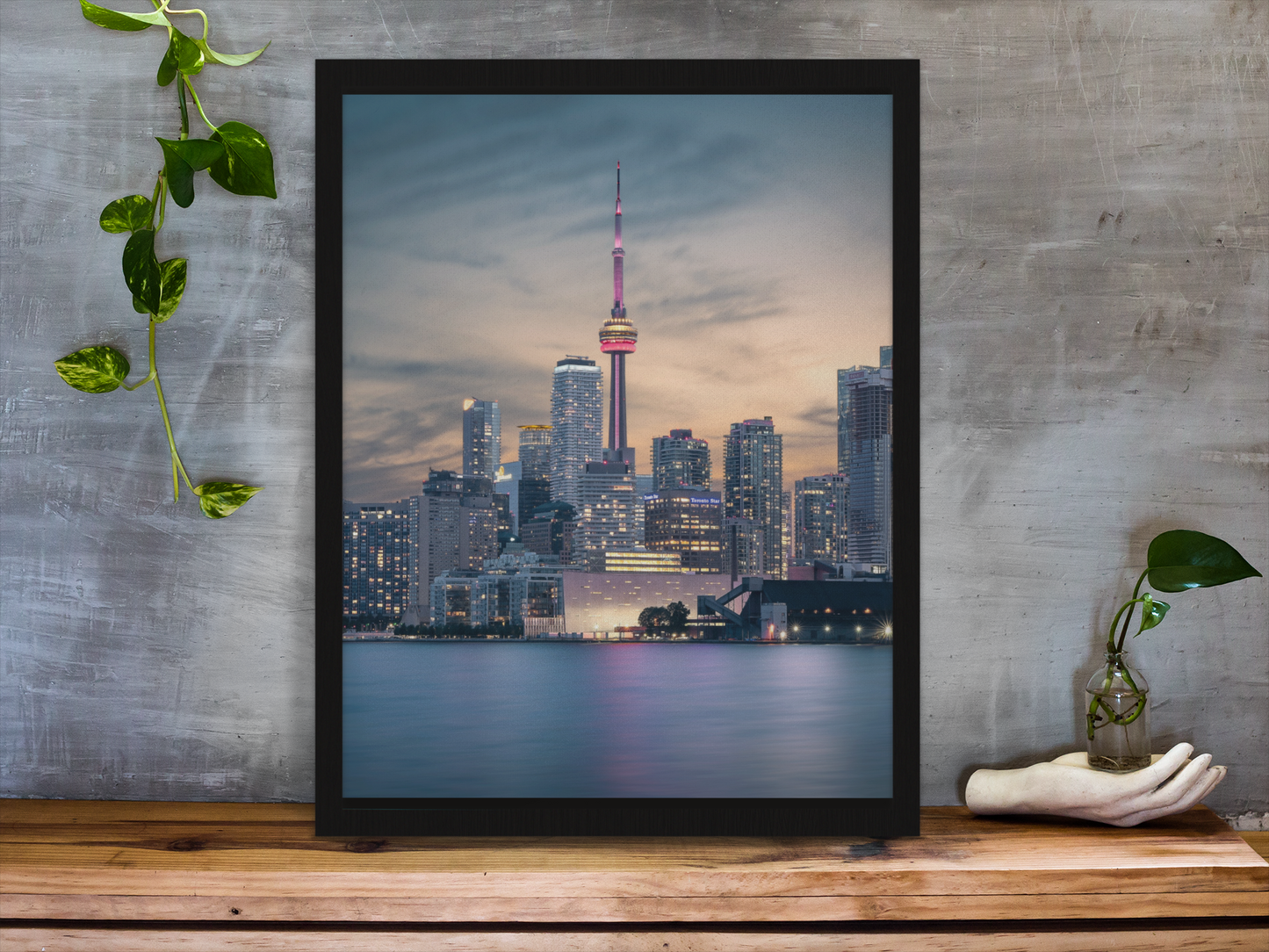 Wall Art - Toronto's Skyline at Sunset