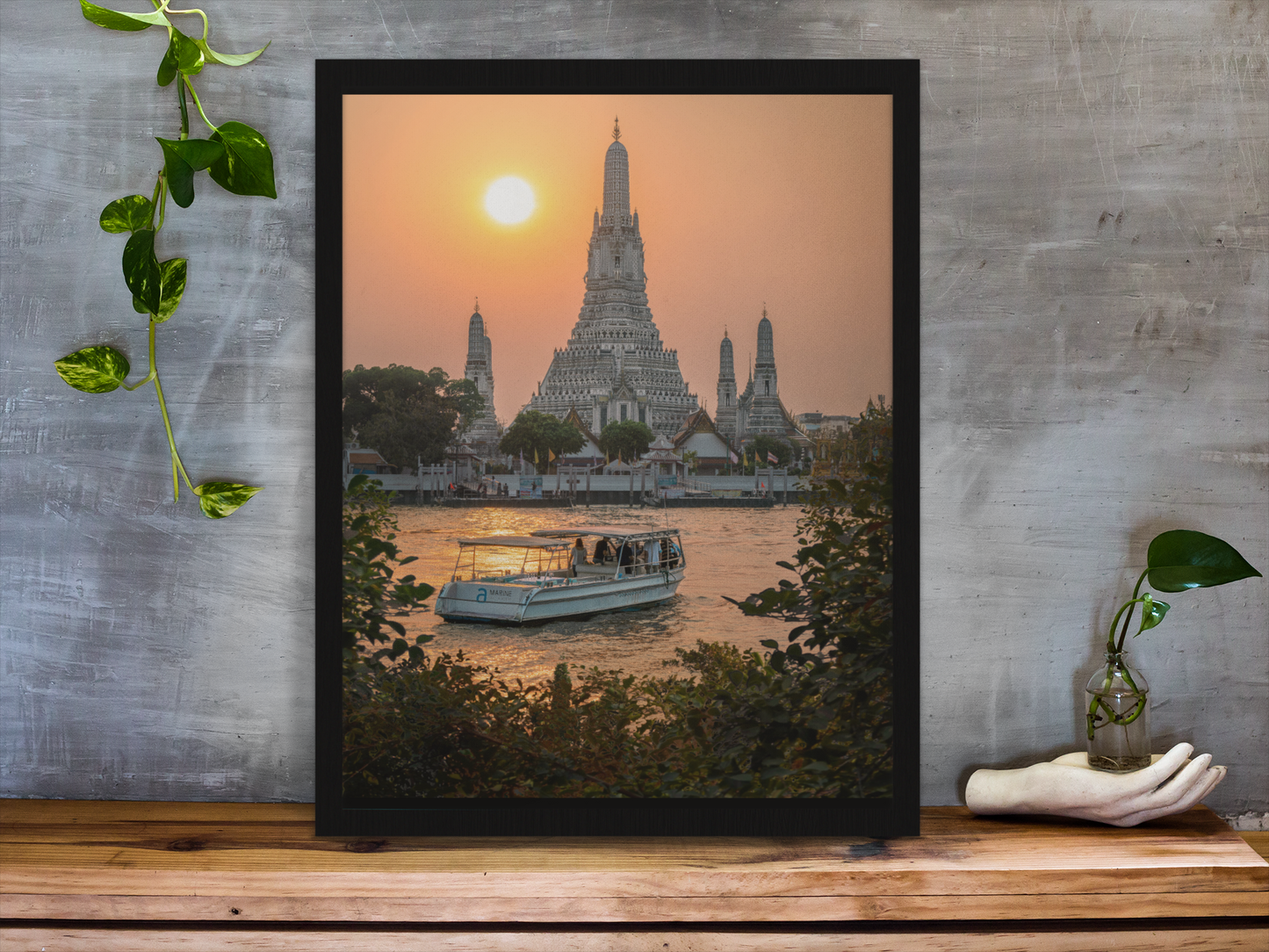 Wall Art - Beautiful Sunset in Bangkok