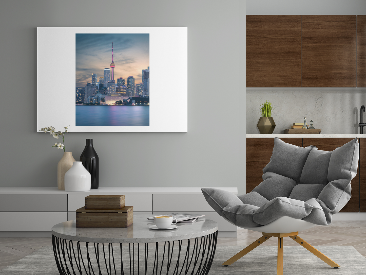 Wall Art - Toronto's Skyline at Sunset